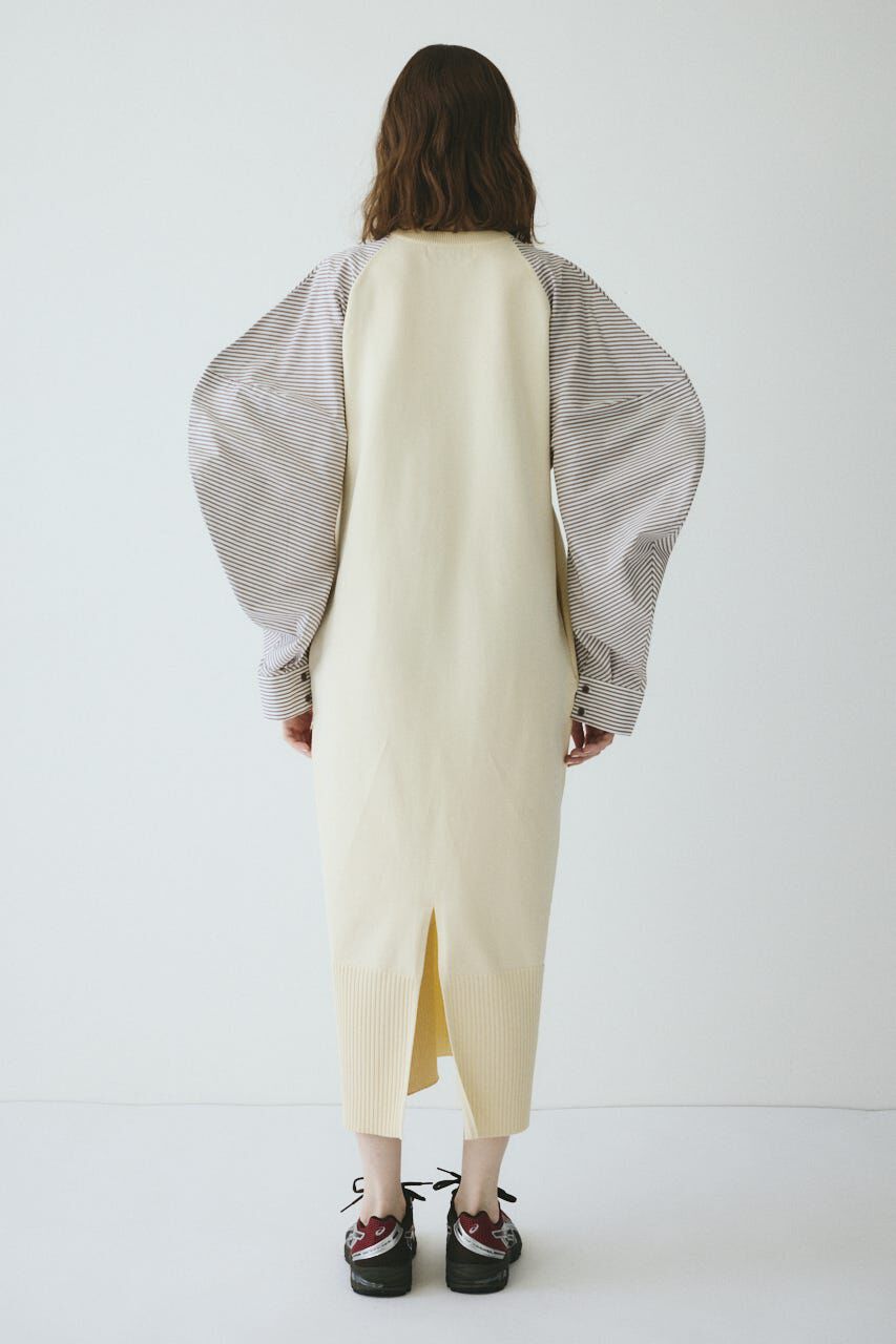 HeRIN.CYE「Volume sleeve knit dress」|ワンピース|