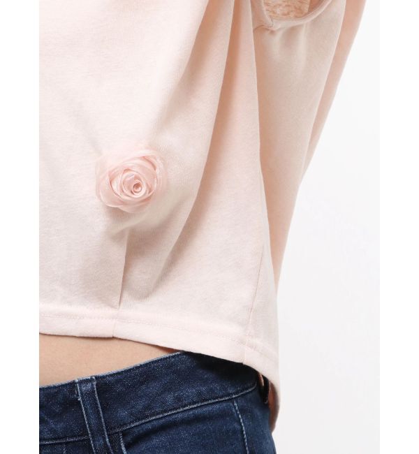 CALNAMUR「3Dローズトップス」|Tシャツ・カットソー|