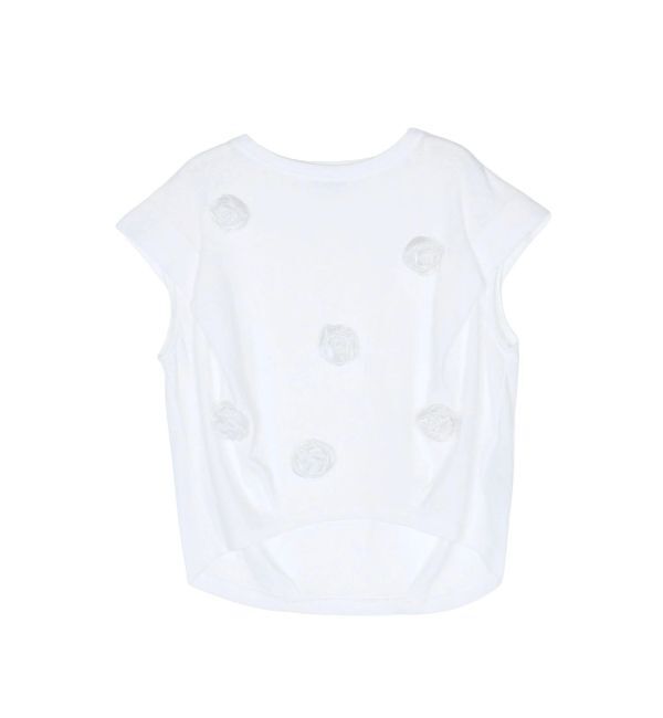 CALNAMUR「3Dローズトップス」|Tシャツ・カットソー|