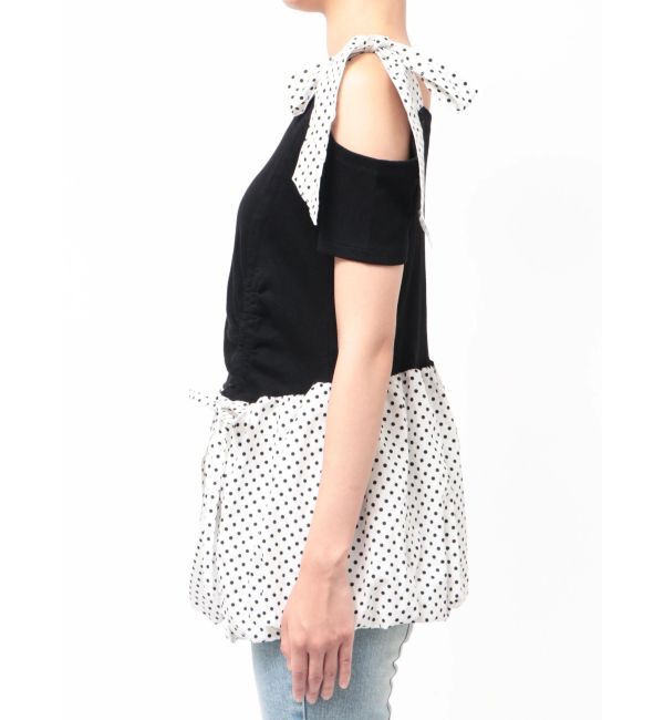 CALNAMUR「ワンショルデザイン半袖トップス」|Tシャツ・カットソー|