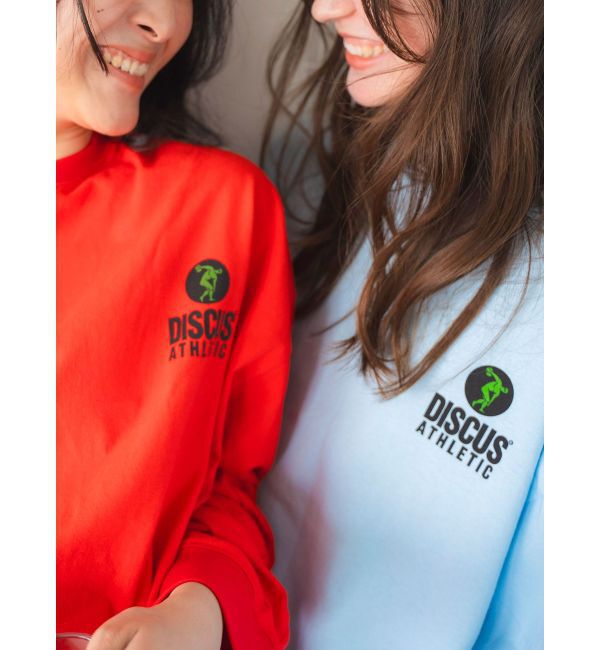 Ungrid「DISCUS別注 ロゴロングスリーブTee」|Tシャツ・カットソー|