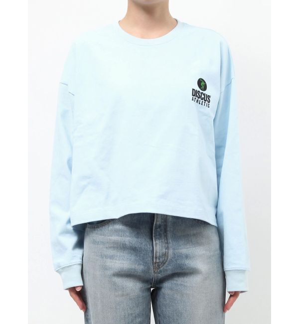 Ungrid「DISCUS別注 ロゴロングスリーブTee」|Tシャツ・カットソー|