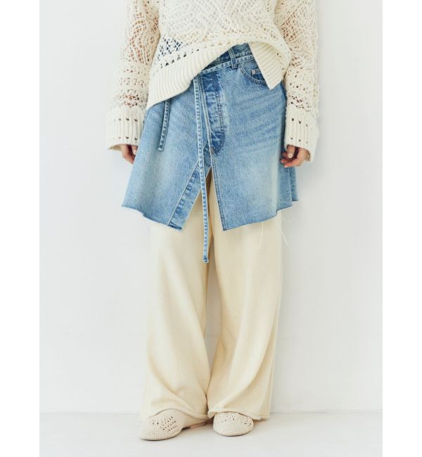 Ungrid「ミニループヤーンワイドニットパンツ」|その他|