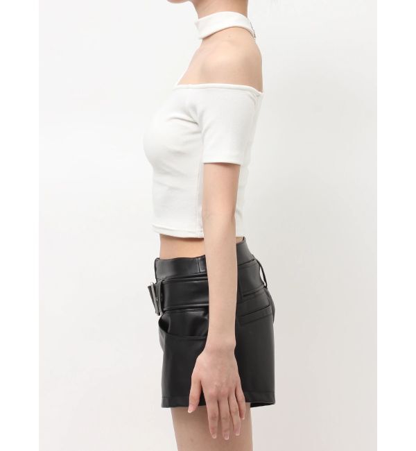 GYDA「VALDY EMPIREワンショルチョーカートップス」|Tシャツ・カットソー|