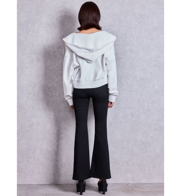 GYDA「bijou string ZIP UPスウェットパーカー」|パーカー|