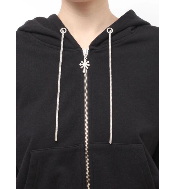 GYDA「bijou string ZIP UPスウェットパーカー」|パーカー|