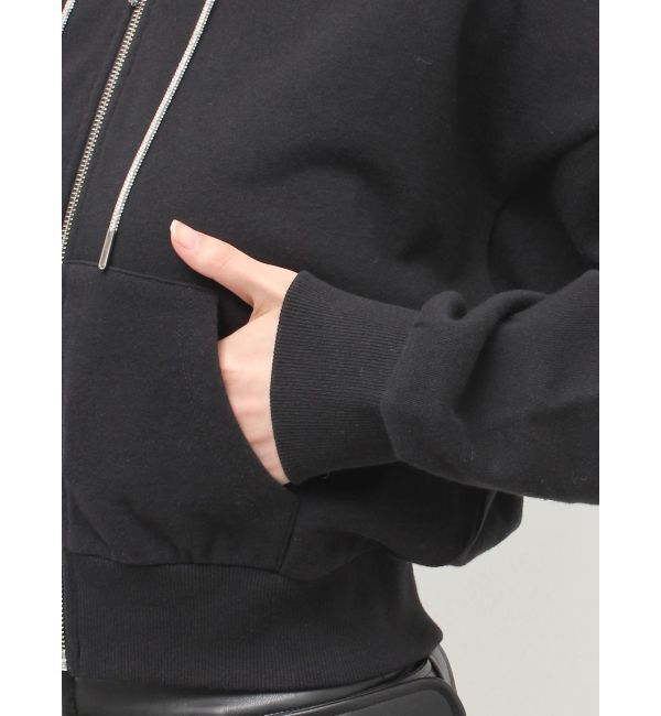 GYDA「bijou string ZIP UPスウェットパーカー」|パーカー|