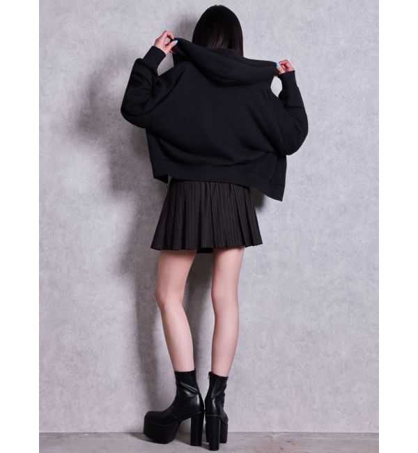 GYDA「bijou string ZIP UPスウェットパーカー」|パーカー|