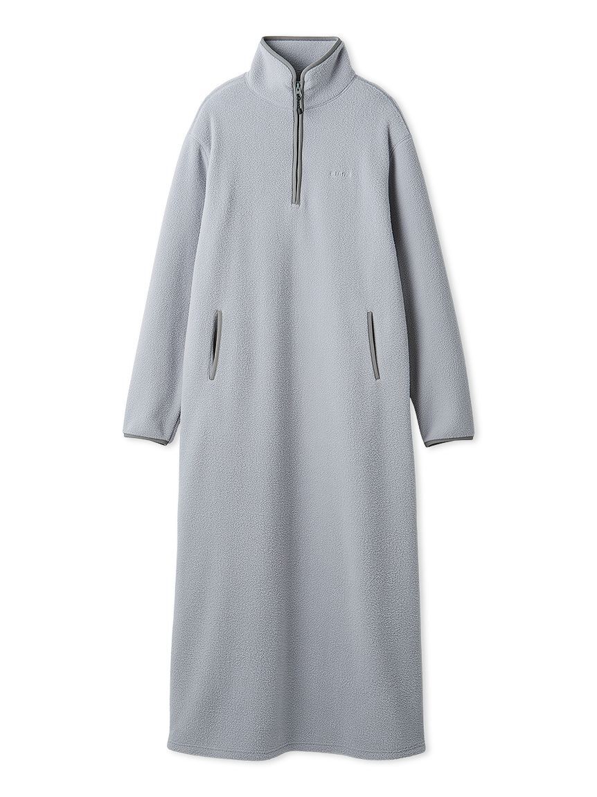 emmi atelier「【セットアイテム】eco ストール付きフリースワンピース」|ワンピース|