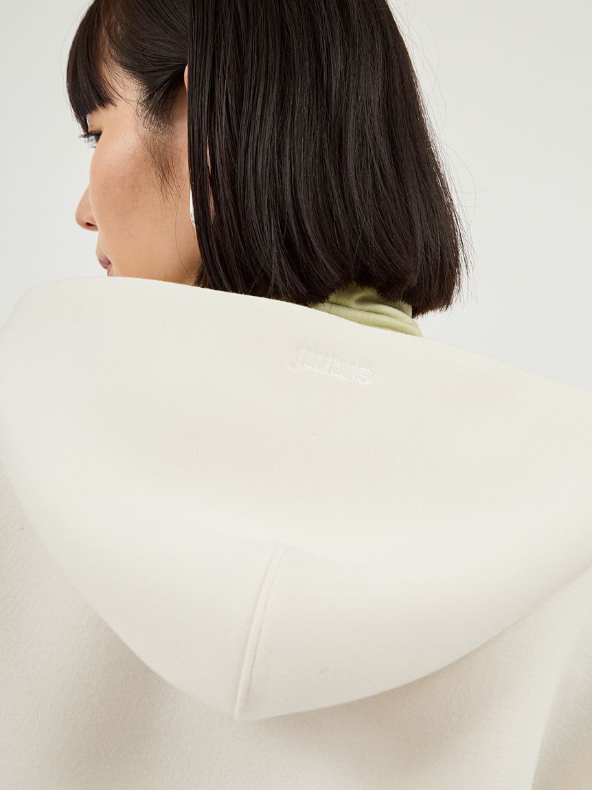 emmi atelier「ダンボールジップアップフーディー」|パーカー|