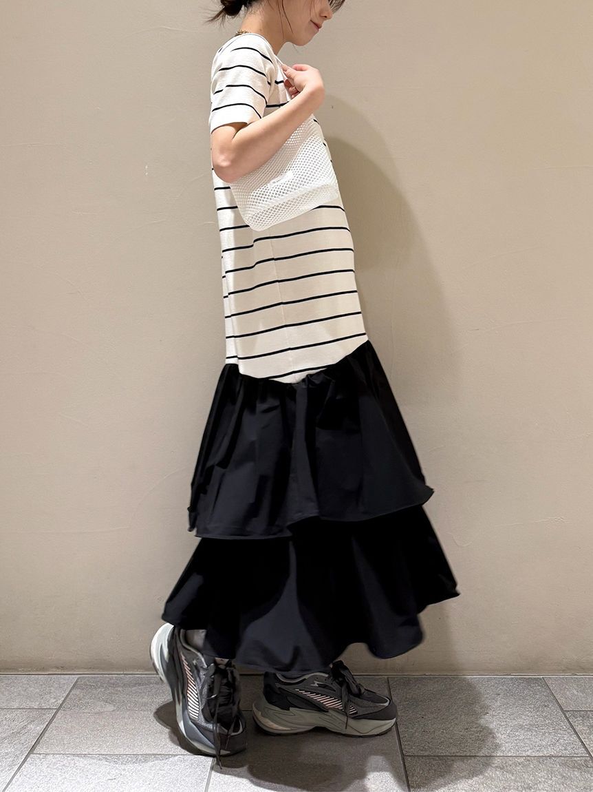 emmi atelier「ニットドッキングワンピース」|ワンピース|
