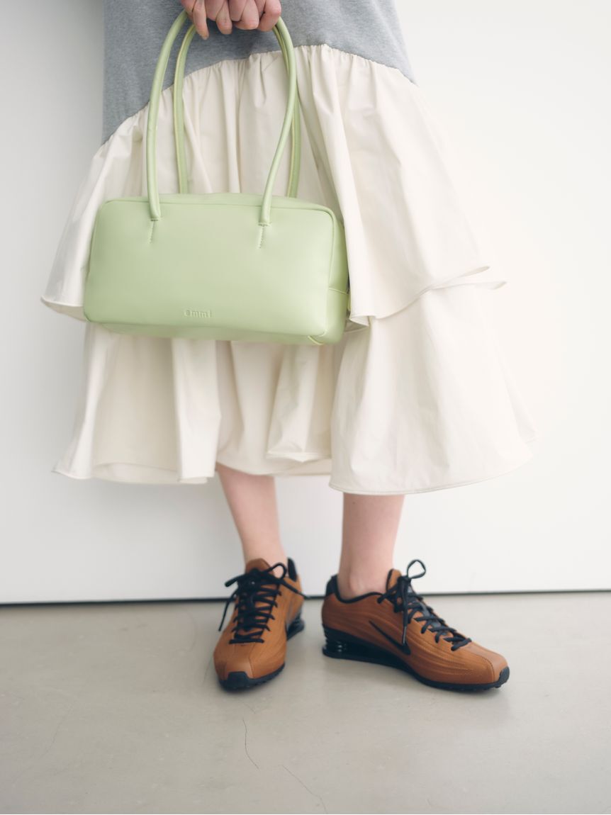 emmi atelier「ニットドッキングワンピース」|ワンピース|