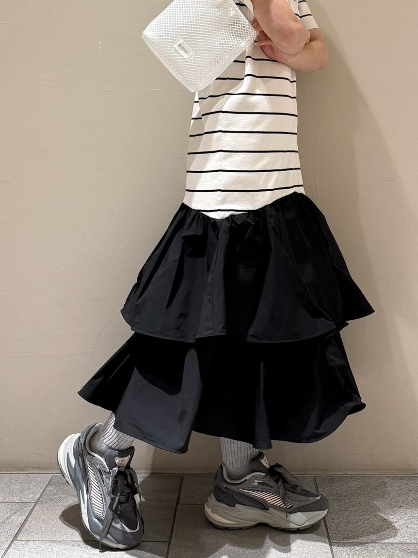 emmi atelier「ニットドッキングワンピース」|ワンピース|