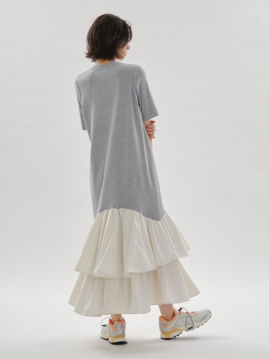 emmi atelier「ニットドッキングワンピース」|ワンピース|