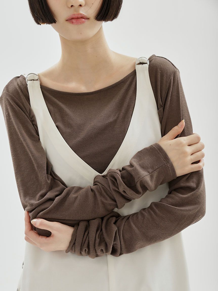 emmi atelier「【Dickies(R)&times;emmi】ワイドサロペット」|ワンピース|
