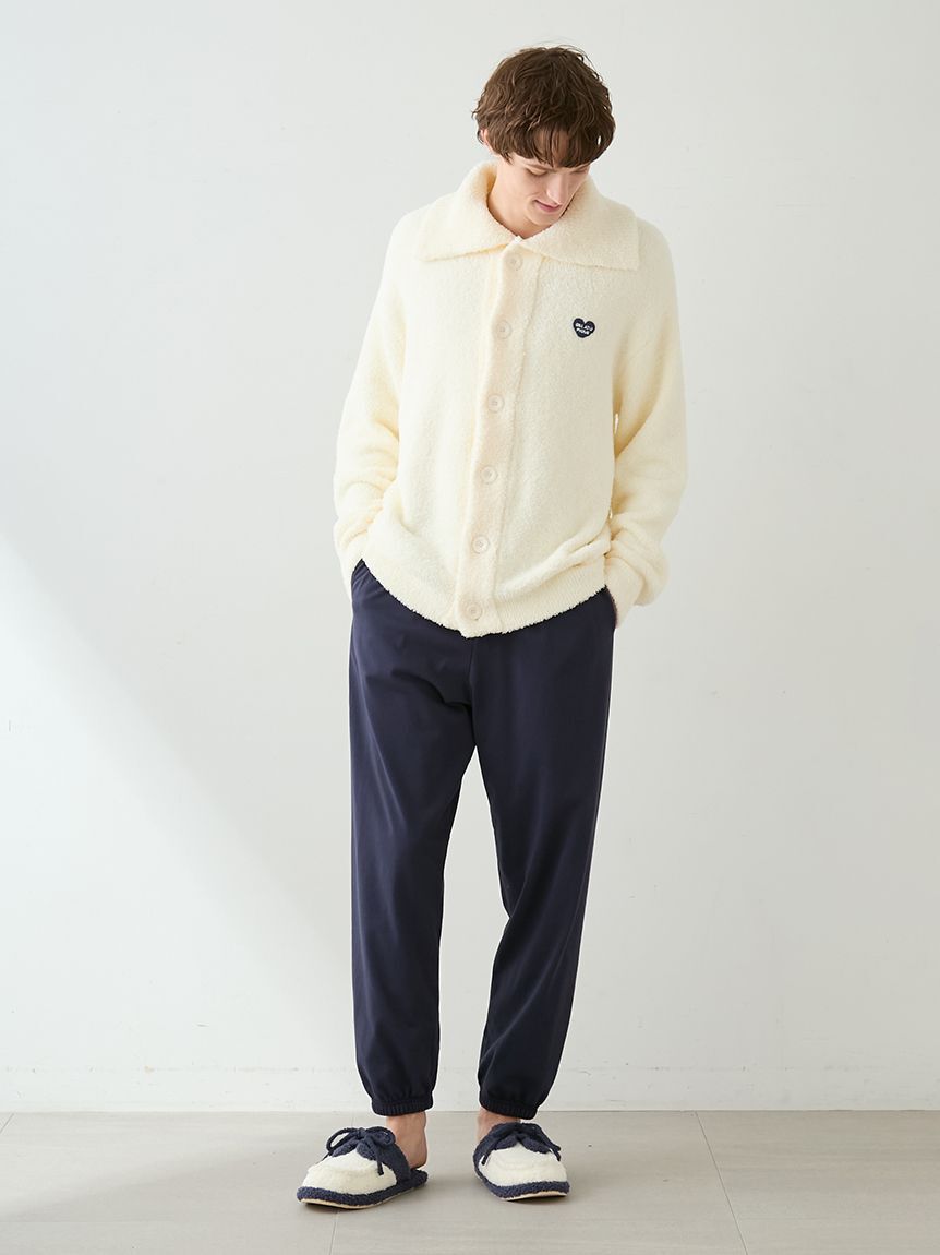 GELATO PIQUE HOMME「【HOMME】裏毛ハートロゴ刺繍ロングパンツ」|ルームウェア|