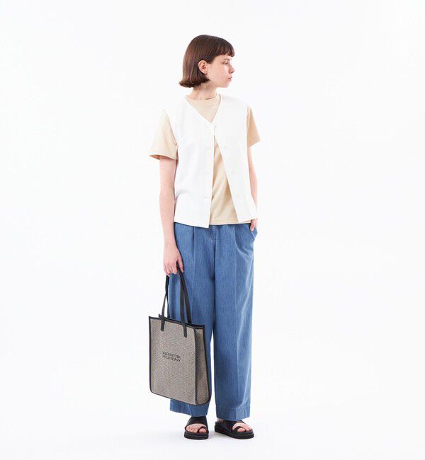 MACKINTOSH PHILOSOPHY「ドライオックスフォード2WAYブラウス」|シャツ・ブラウス|