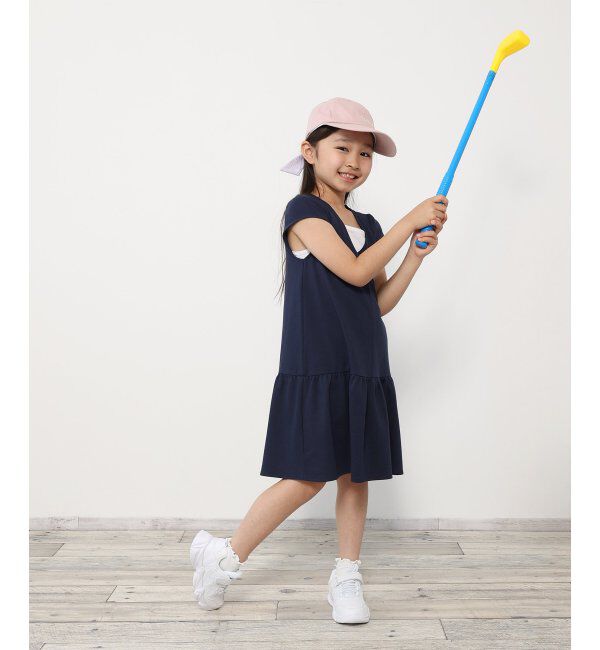 ikka kids「鹿の子フェイクワンピース（120~160cm）」|スカート|
