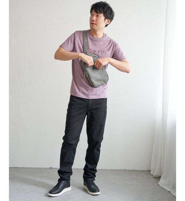 ikka「切り替えキャンバスボディバッグ」|その他|