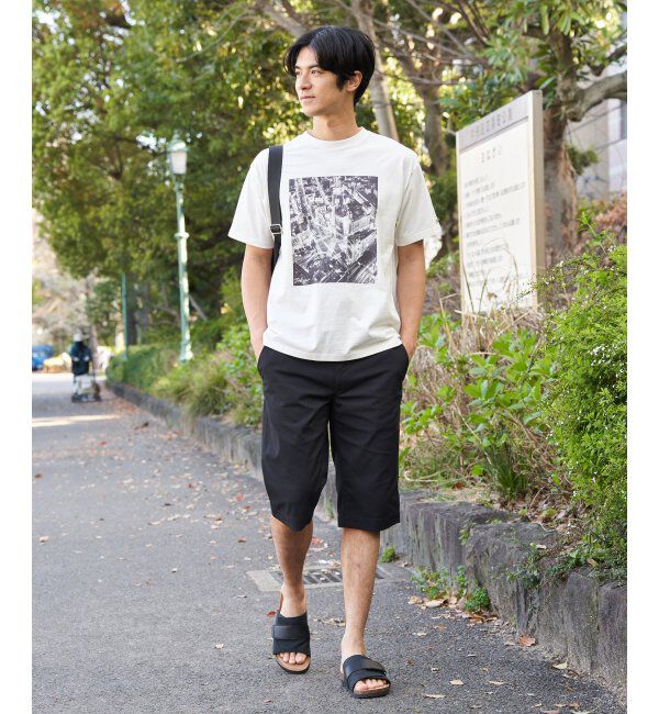 ikka「冷感コットンフォトプリントTシャツ」|Tシャツ・カットソー|