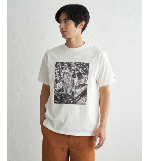 ikka「冷感コットンフォトプリントTシャツ」|Tシャツ・カットソー|