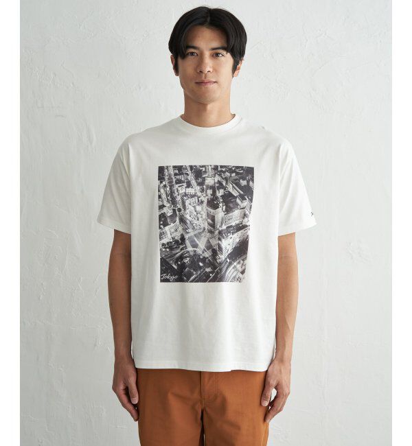 ikka「冷感コットンフォトプリントTシャツ」|Tシャツ・カットソー|