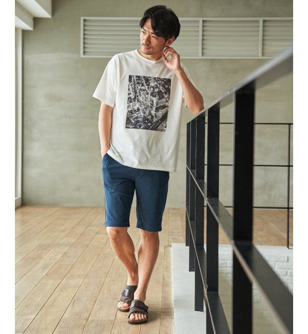 ikka「冷感コットンフォトプリントTシャツ」|Tシャツ・カットソー|