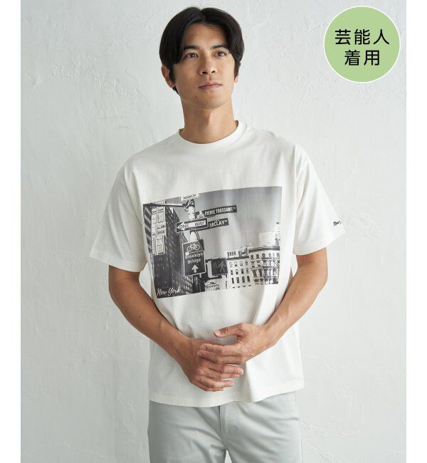 ikka「冷感コットンフォトプリントTシャツ」|Tシャツ・カットソー|ソノタ