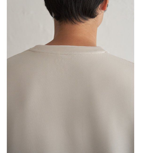 ikka「冷感DRYリップル5分袖Tシャツ」|Tシャツ・カットソー|