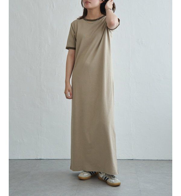 VENCE share style「リンガーTシャツワンピース」|ワンピース|ベージュ