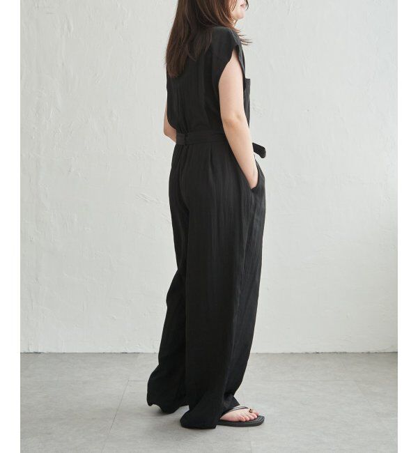 VENCE share style「リネンライクノースリジャンプスーツ」|ワンピース|