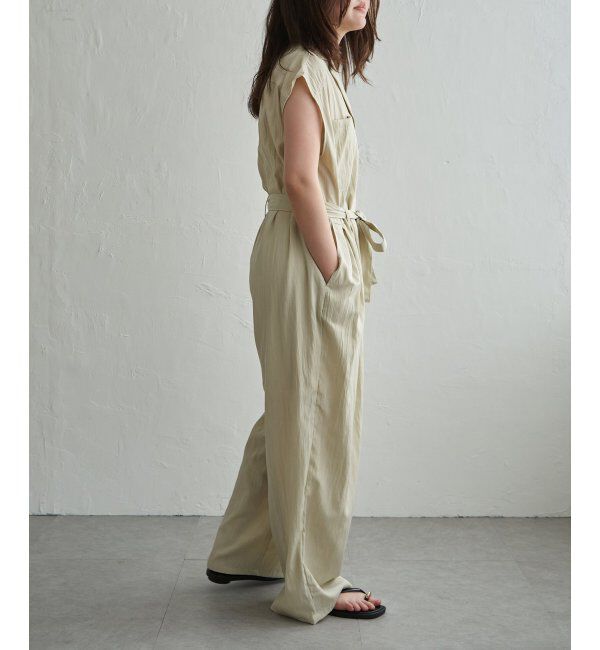 VENCE share style「リネンライクノースリジャンプスーツ」|ワンピース|