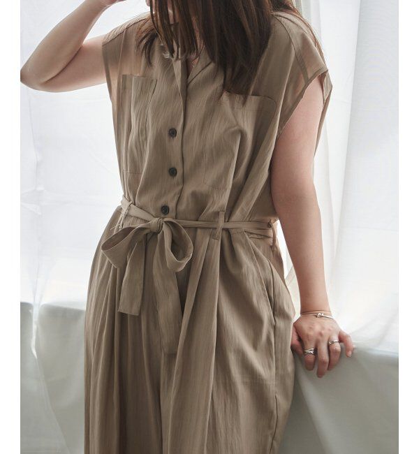 VENCE share style「リネンライクノースリジャンプスーツ」|ワンピース|