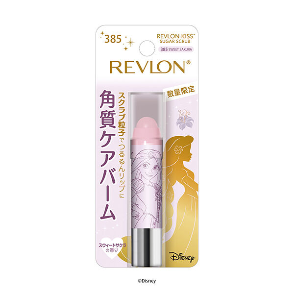 レブロン「レブロン キス シュガー スクラブ 385 スウィートサクラ ラプンツェルパッケージ (2.6g)」|口元ケア|