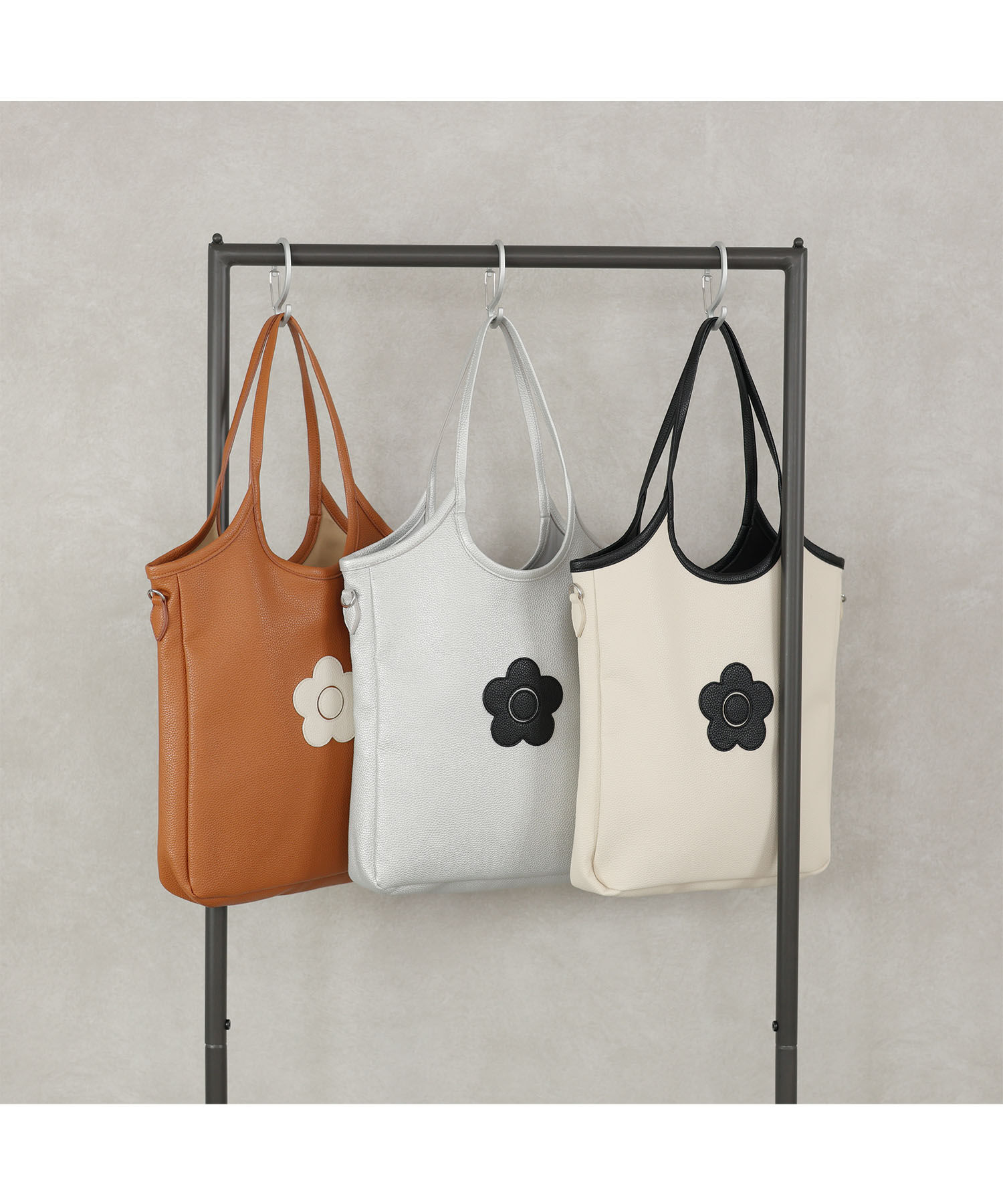MARY QUANT「デイジーパッチシュリンク トート」|トートバッグ|