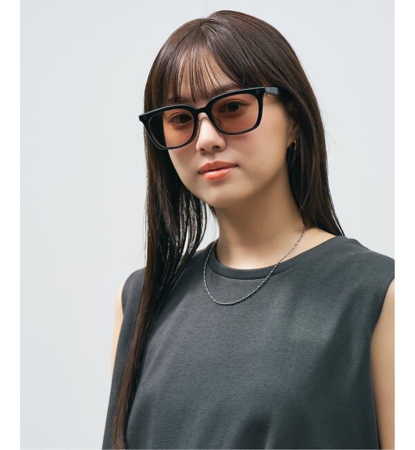  「【WEB限定】Zoff｜GDC ウェリントン型 調光サングラス｜紫外線で色が変わるレンズ｜紫外線対策 UVカット」|サングラス|黒3