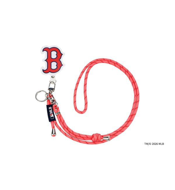  「Zoff | MLB メガネ・サングラスストラップ  | グラスコード 落下・ズレ防止 眼鏡チェーン グラスホルダー」|サングラス|ピンク