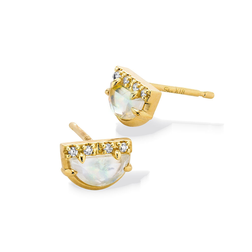 STAR JEWELRY「HALF MOON」|ピアス|