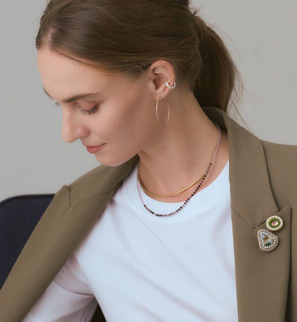 agete「＜Eva Hanusova for agete（エヴァハヌソヴァフォーアガット）＞ブローチ」|ブローチ・コサージュ|