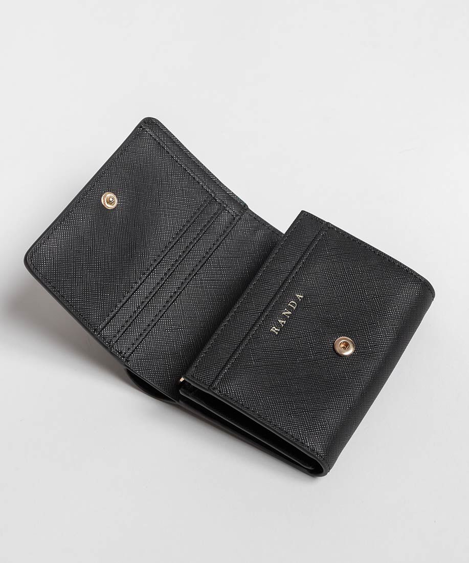  「モノグラムリボン二つ折りウォレット」|財布|