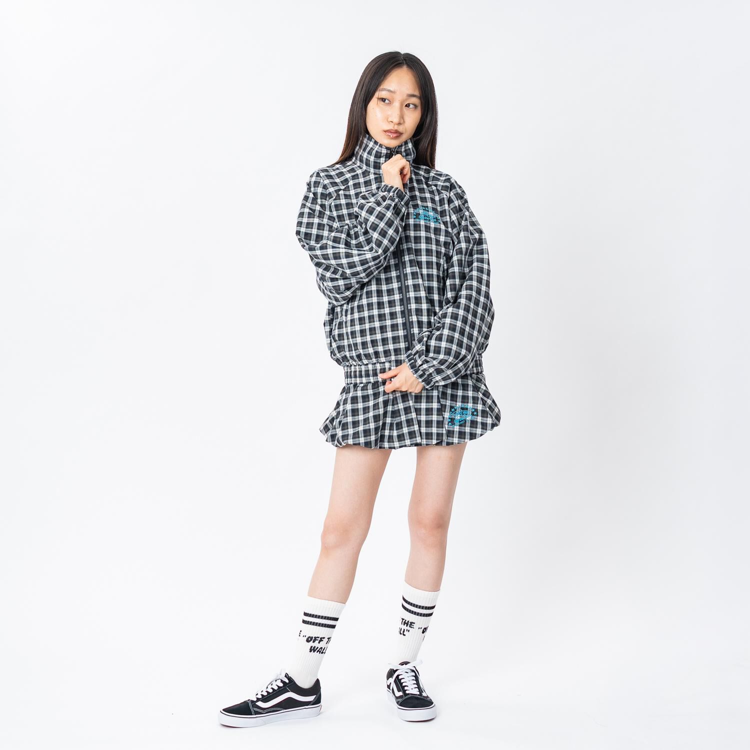 VANS「【VANSｱﾊﾟﾚﾙ(WJ)】W CHECK ZIP BLOUSON」|ポロシャツ|