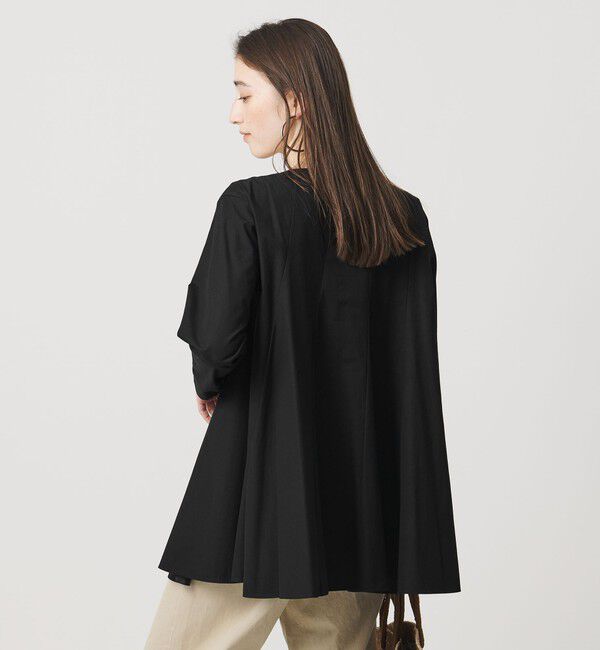 UNITED ARROWS「バイアス フレア チュニック ブラウス ‐ウォッシャブル‐」|シャツ・ブラウス|