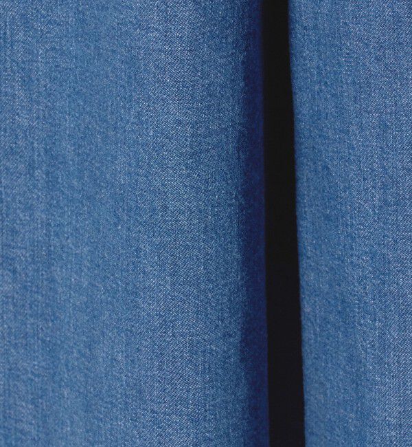 UNITED ARROWS「ステッチ Vネック デニムワンピース」|ワンピース|