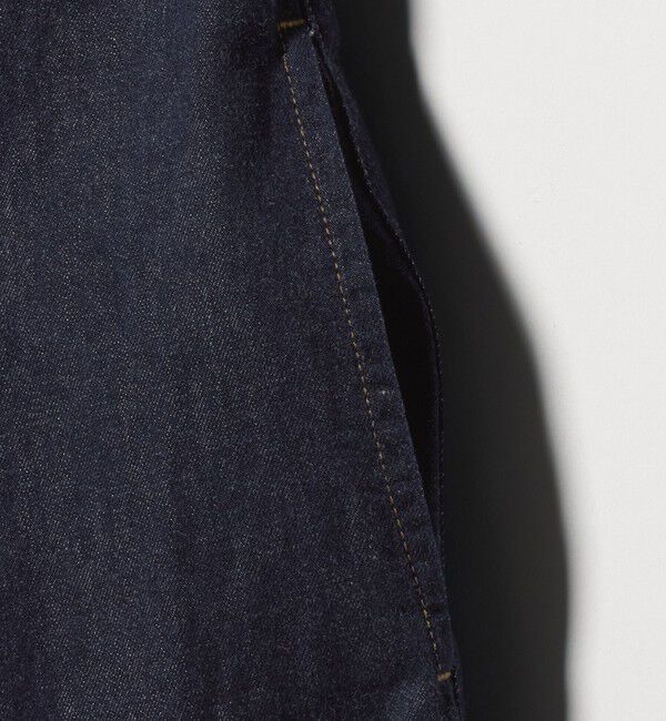UNITED ARROWS「ステッチ Vネック デニムワンピース」|ワンピース|