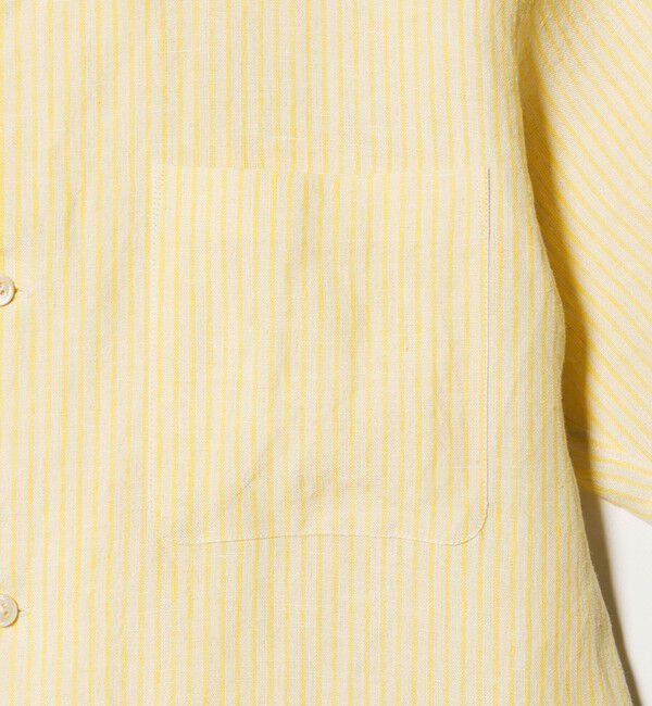 UNITED ARROWS「＜District＞リネン オックスフォード オープンカラーシャツ」|シャツ・ブラウス|