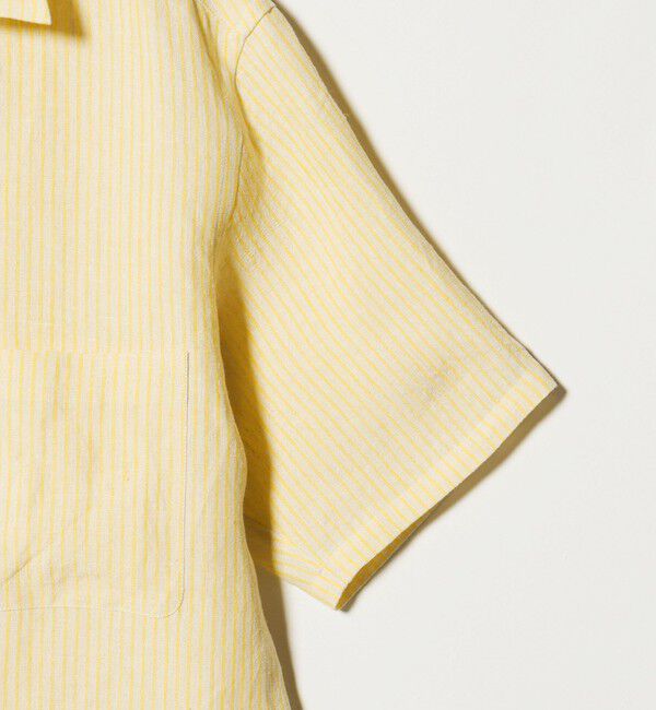 UNITED ARROWS「＜District＞リネン オックスフォード オープンカラーシャツ」|シャツ・ブラウス|