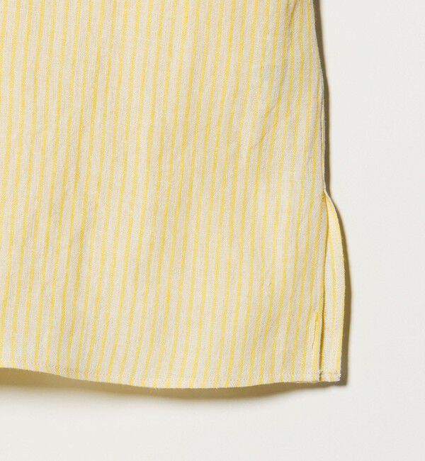 UNITED ARROWS「＜District＞リネン オックスフォード オープンカラーシャツ」|シャツ・ブラウス|