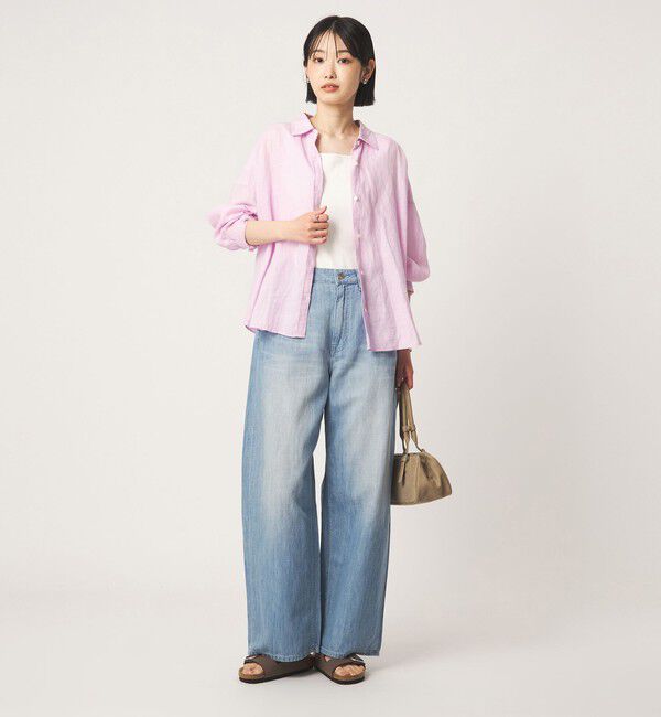 UNITED ARROWS green label relaxing「【別注】＜HEALTHY DENIM＞カーブ デニム パンツ ライトブルー」|デニム|