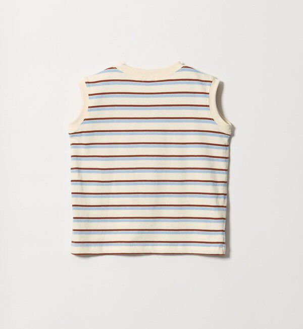 UNITED ARROWS green label relaxing「【スタメンシリーズ】ボーダー ノースリーブ Tシャツ / キッズ 100cm-160cm」|Tシャツ・カットソー|