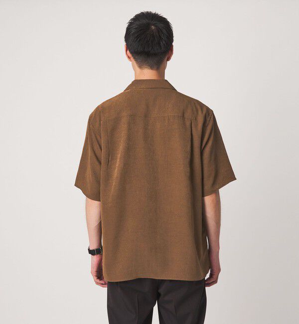 UNITED ARROWS green label relaxing「スラブ オープンカラー 半袖 シャツ」|シャツ・ブラウス|